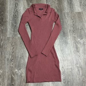 Ribbed Knit Dress